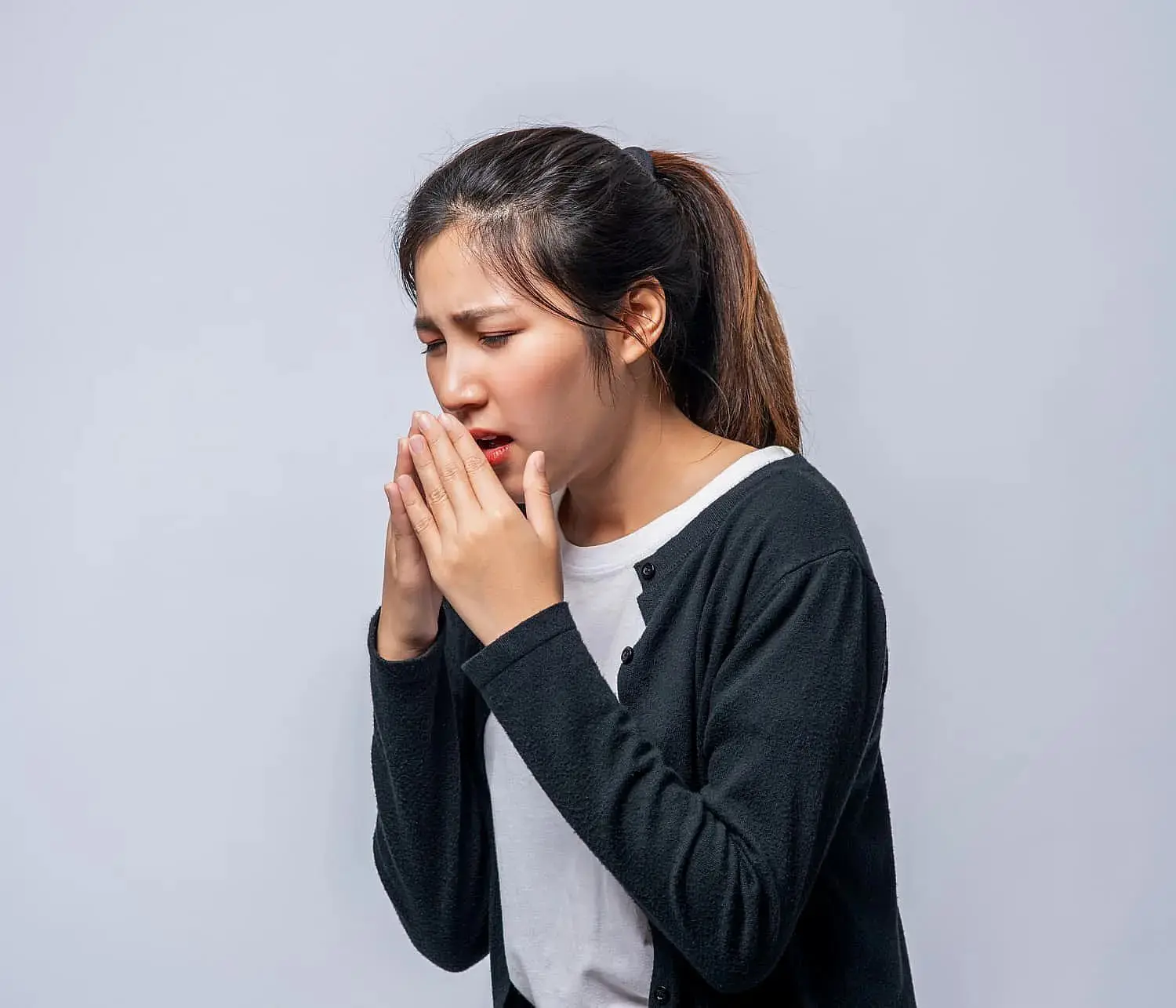 Young woman undergoing orthodontic treatment to address mouth breathing issues at Lenius Orthodontics in Overland Park, KS.