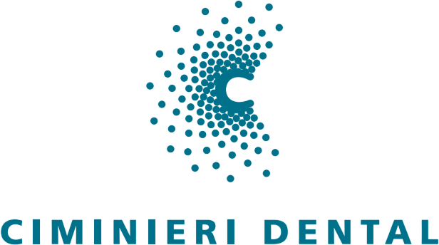 A teal "C" made of dots above "Lenius Orthodontics" in Overland Park, KS, both on a light background.